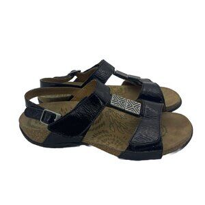 Dr. Andrew Weil SPAIN Orthaheel Comfort Sandal Sonora Orthoheel Black Sz 37 6US